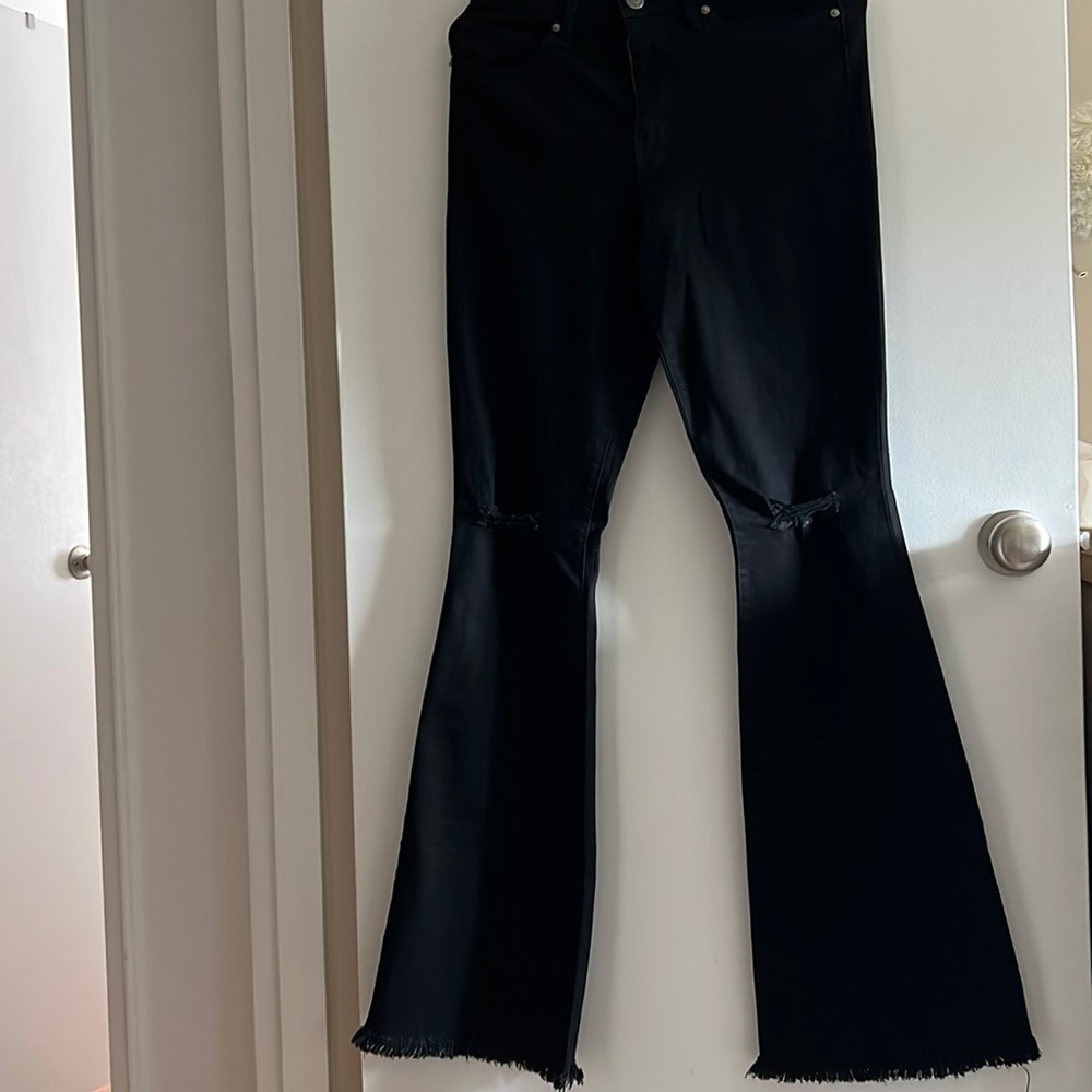 never wore flared pants